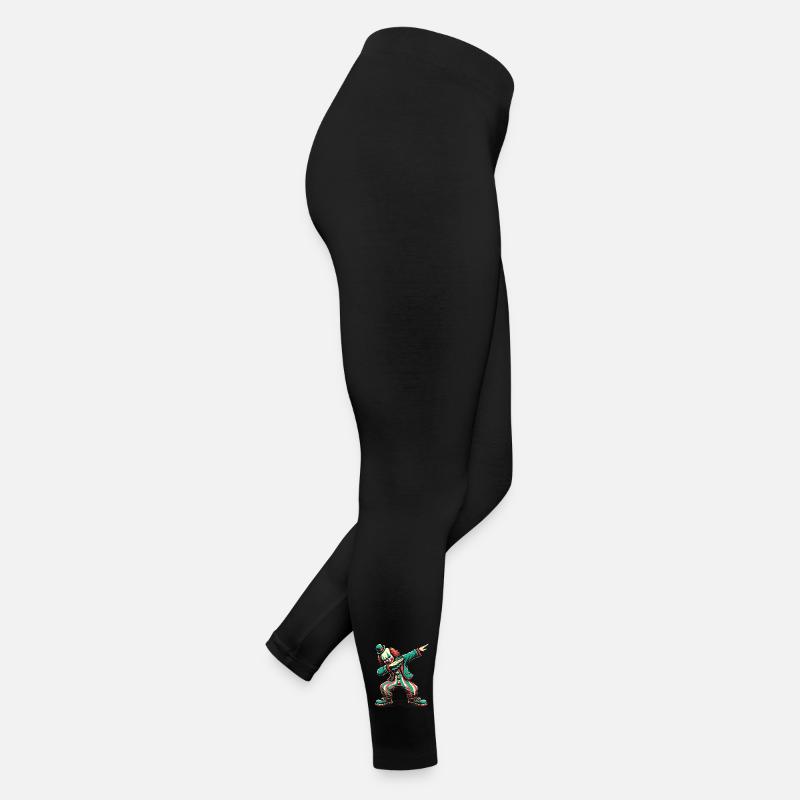 Scary Dabbing Design Dabbing Clown Women’s Jersey Leggings