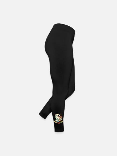 Booorrito Ghost for Burrito Fans - Women’s Jersey Leggings - black - Right