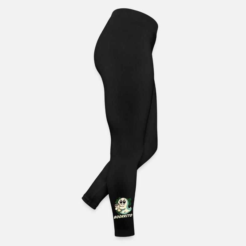 Ghost Boorrito for Burrito Lovers Women’s Jersey Leggings