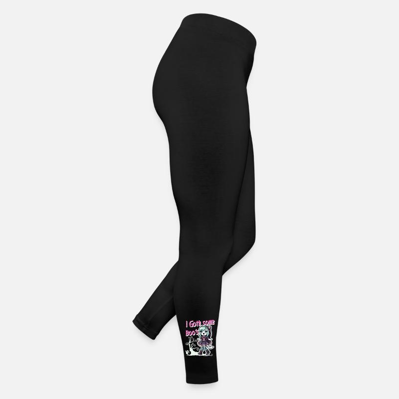 Halloween Goth Girl I Got Ghosts Women’s Jersey Leggings