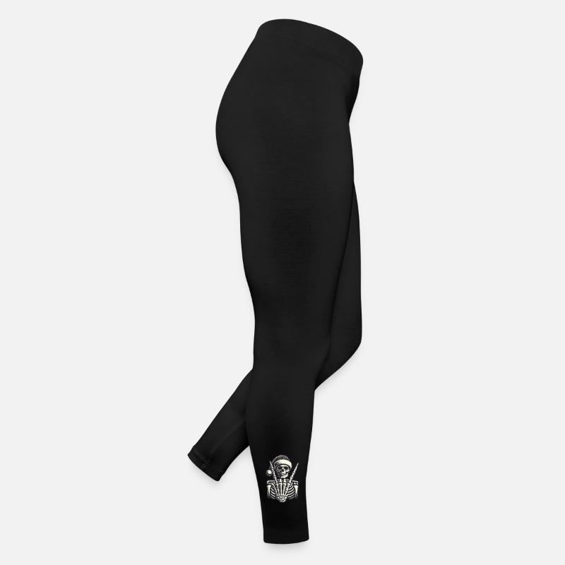 Style de Noël Cool Skeleton Legging en jersey Femme