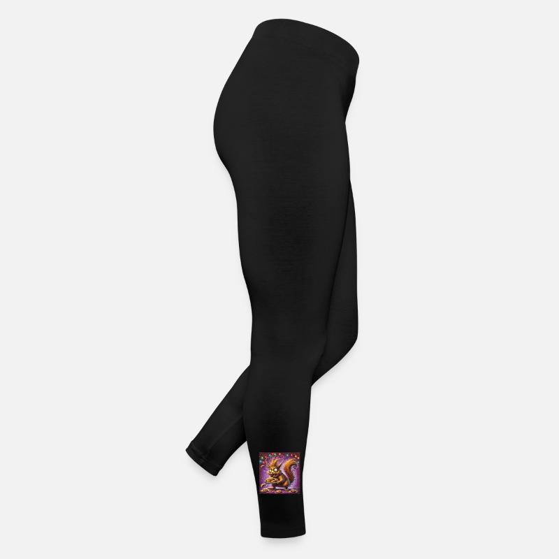 Weihnachtsstress Lustig Mama Eichhörnchen Frauen Jersey Leggings