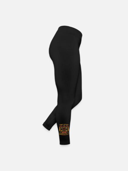Dezember 2009 - Geburtstag 2009 Legenden wurden geboren. - Frauen Jersey Leggings - Schwarz - Rechts