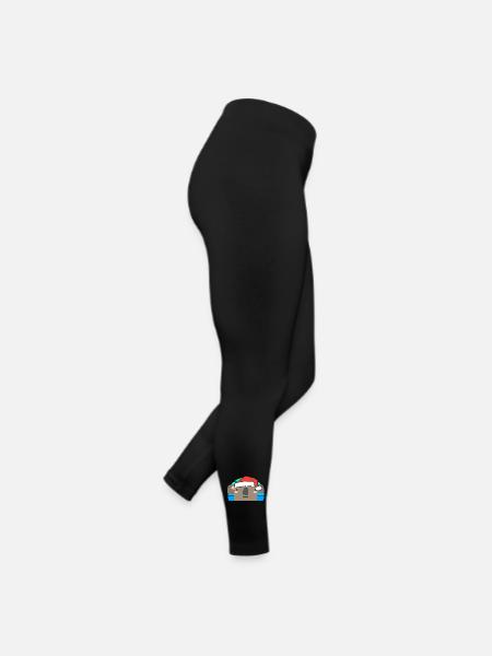 Koala de Noël - Legging en jersey Femme - noir - Droite