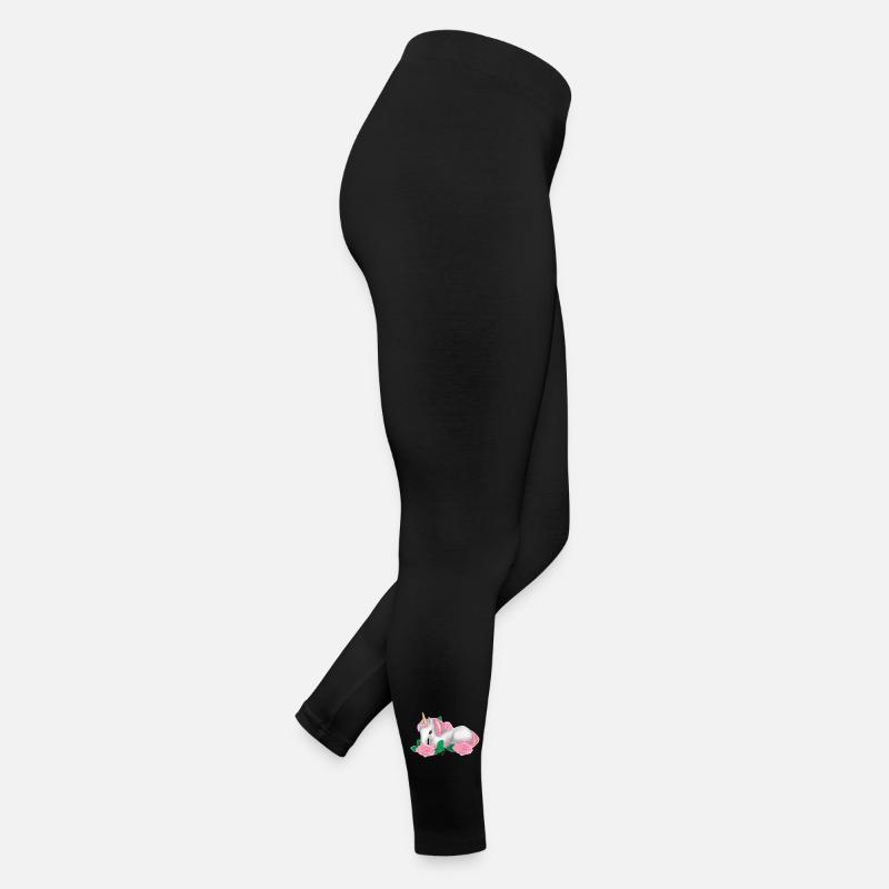 Einhorn in Rosen Frauen Jersey Leggings
