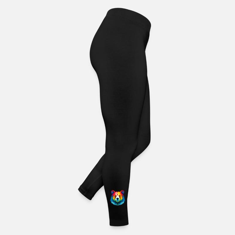 bunter Bär Frauen Jersey Leggings