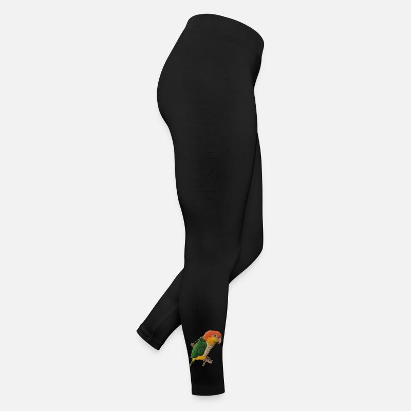 Der orangeköpfige Caique Frauen Jersey Leggings