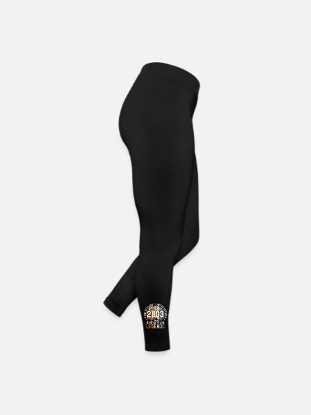 Légendaire depuis 2003 cadeau de 19ème anniversaire Génial - Legging en jersey Femme - noir - Droite