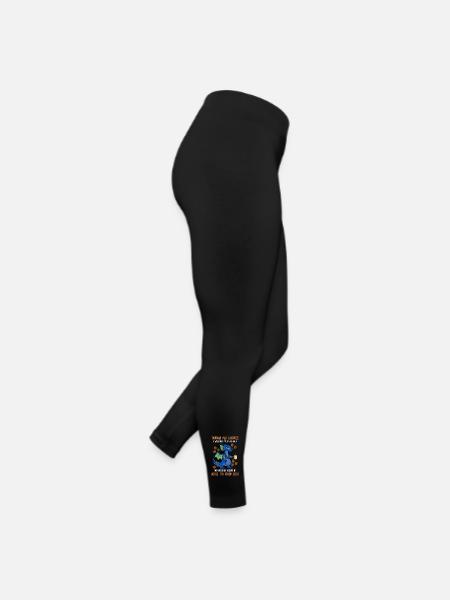 Funny Coffee Sayings - Coffee - Women’s Jersey Leggings - black - Right