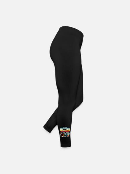 50th Birthday Original August 1974 Born 1974 - Women’s Jersey Leggings - black - Right