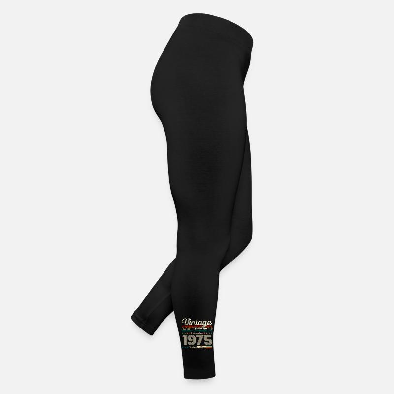 50th Birthday Original December 1975 Volume 75 Women’s Jersey Leggings