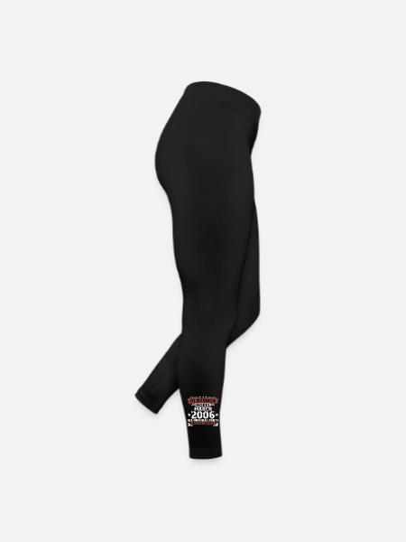 18. Geburtstag Oldtimer März Jahrgang 2006 - Frauen Jersey Leggings - Schwarz - Rechts