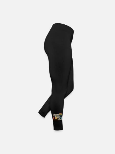 70th Birthday Original December 1955 Volume 55 - Women’s Jersey Leggings - black - Right
