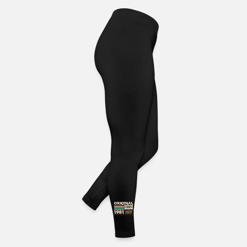 44th Birthday Cassette March 1981 Women’s Jersey Leggings