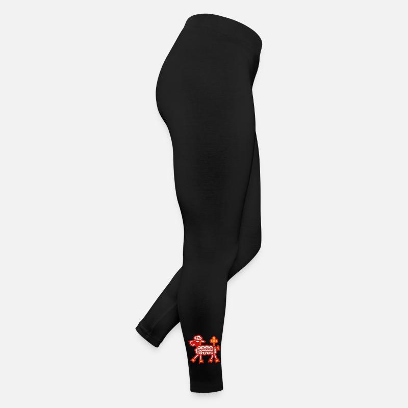 Lamm Frauen Jersey Leggings