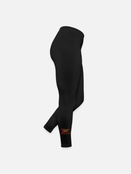 Team MADA - Legging en jersey Femme - noir - Droite