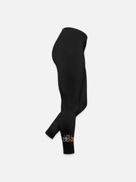 Birthday 1952 July 1952 July 1952 - Women’s Jersey Leggings - black - Right