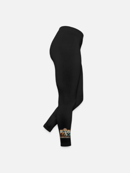 Décembre Vintage 1990 32ème Cadeau d’Anniversaire - Legging en jersey Femme - noir - Droite