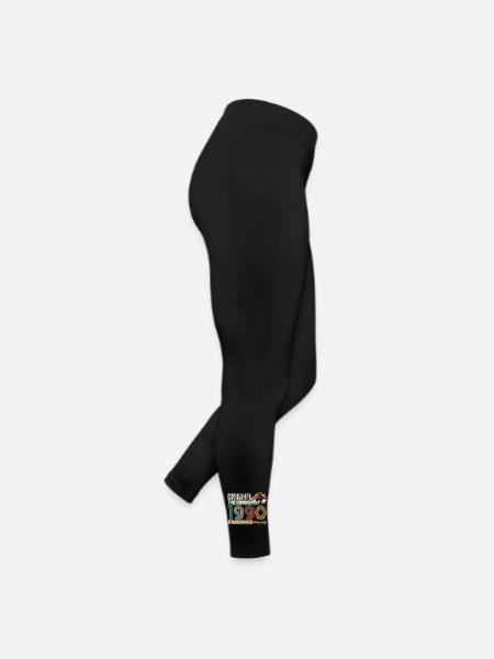 Février 1990 anniversaire Février 1990 cadeau - Legging en jersey Femme - noir - Droite
