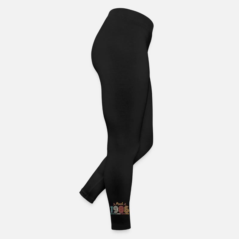 March 1986 Anniversary March 1986 Retro Women’s Jersey Leggings