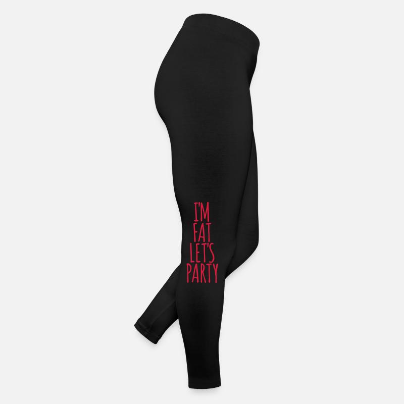 at the fat lets party Women’s Jersey Leggings