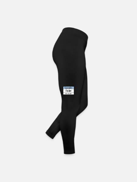 Cassoulet Finisher Languedoc - Frauen Jersey Leggings - Schwarz - Rechts