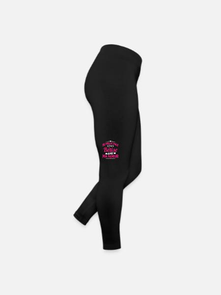 Je peux pas j'ai bêtise avec ma soeur Cadeau - Legging en jersey Femme - noir - Droite