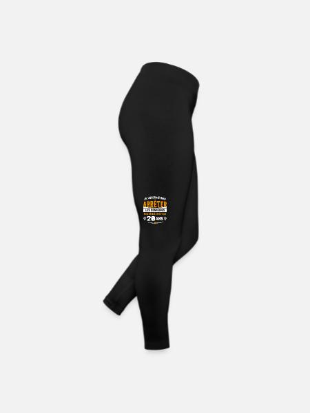 Je Voudrais Bien 20 Ans Humour Cadeau - Legging en jersey Femme - noir - Droite