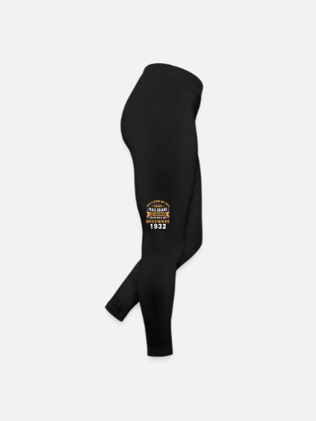 Les légendes sont nées en Décembre 1932 Cadeau - Legging en jersey Femme - noir - Droite