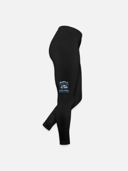 On M'appelle Papichou Parce Que Je Suis Trop Cool - Legging en jersey Femme - noir - Droite