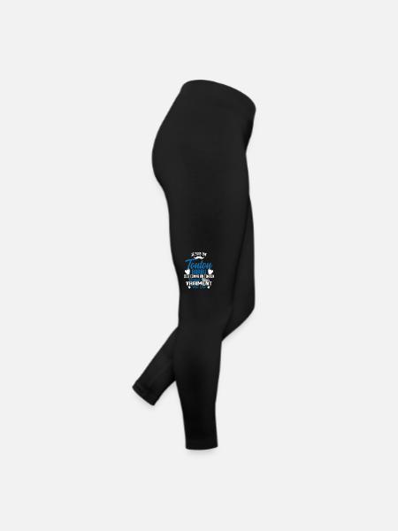 Tonton Barbu Humour Cadeau Onlce - Legging en jersey Femme - noir - Droite