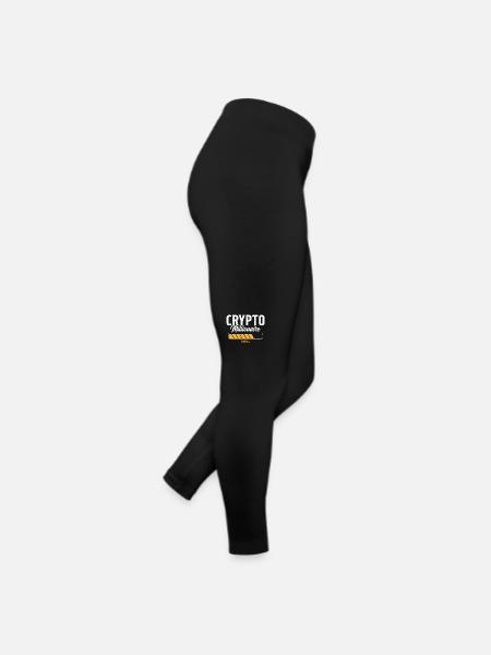 Crypto Millionaire Humour Cadeau - Legging en jersey Femme - noir - Droite