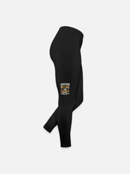 Rétro Cadeau D'anniversaire 26 Ans Janvier 1997 - Legging en jersey Femme - noir - Droite