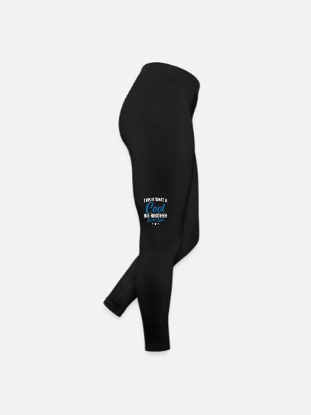 Grand Frère Cadeau Humour - Legging en jersey Femme - noir - Droite
