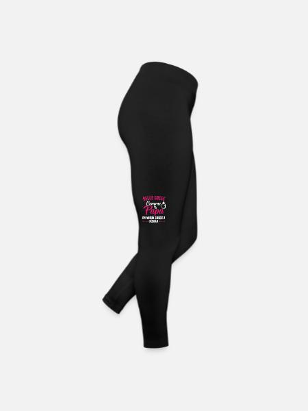 Belle Gosse Comme Papa Cadeau Belle Fille - Legging en jersey Femme - noir - Droite