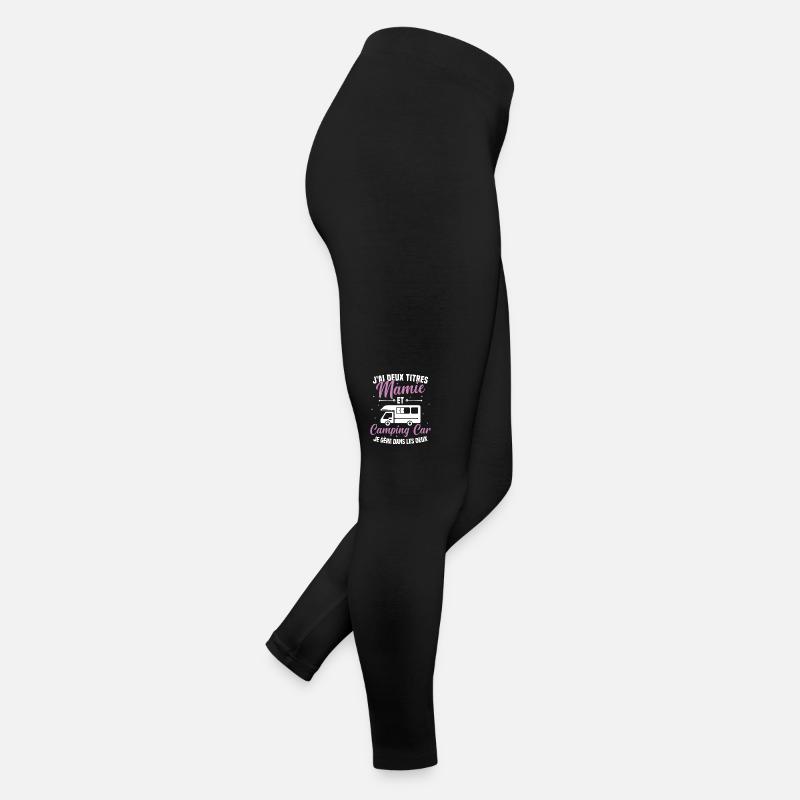 Mamie et Camping Car Je Gère Dans les deux Legging en jersey Femme