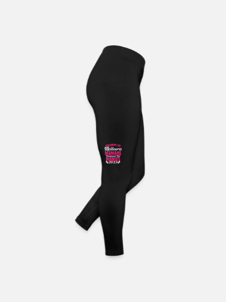 Les Meilleures Mamans Deviennent des Mamie 2023 - Legging en jersey Femme - noir - Droite