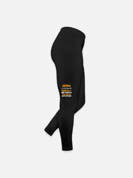 Parrain je n'ai trouvé ton cadeau idéal - Legging en jersey Femme - noir - Droite
