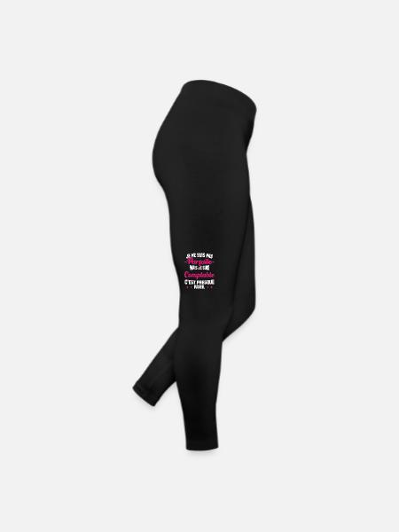Pas parfaite mais je suis Comptable Humour Cadeau - Legging en jersey Femme - noir - Droite