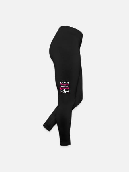 Pas Parfaite mais je suis Gymnaste Cadeau - Legging en jersey Femme - noir - Droite