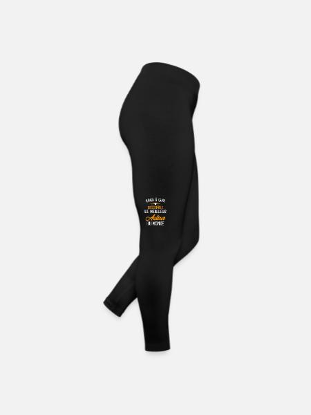 Voici à quoi ressemble le meilleur Auteur Cadeau - Legging en jersey Femme - noir - Droite