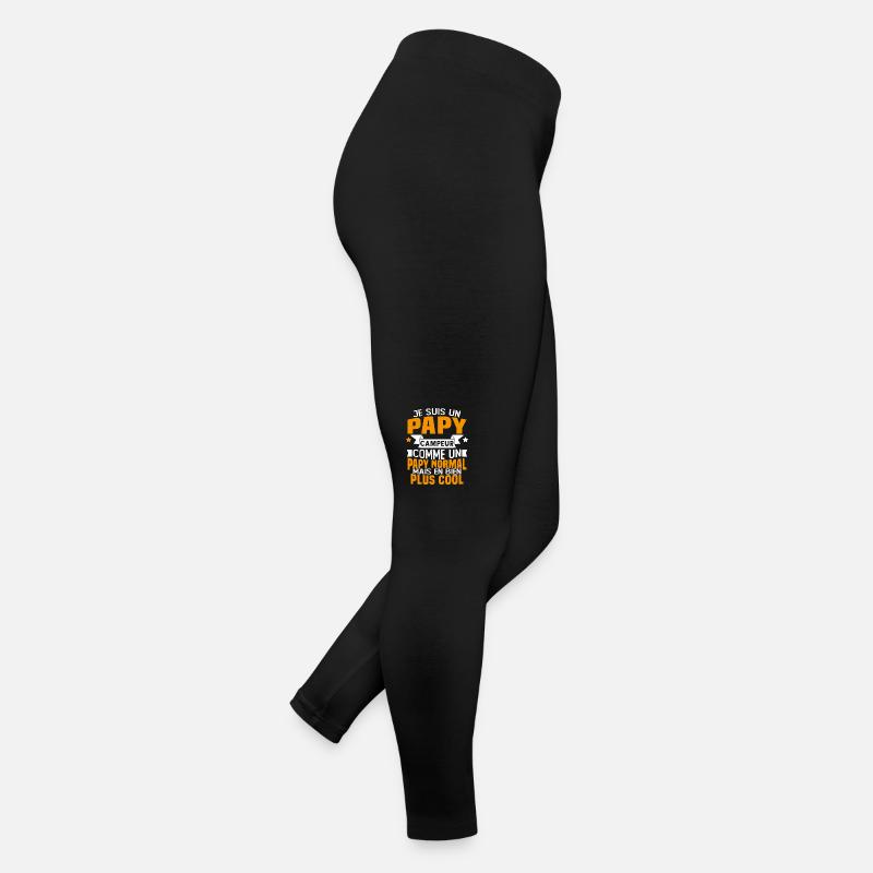 Un papy campeur comme un papy normal Legging en jersey Femme