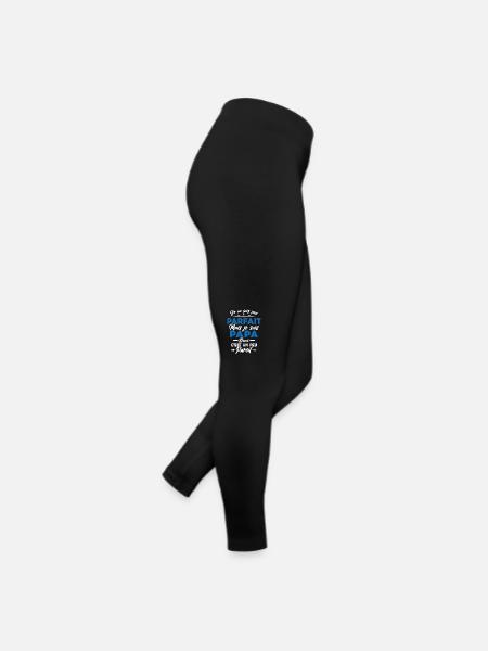 Pas Parfait mais Je suis Un Papa Donc C'est pareil - Legging en jersey Femme - noir - Droite
