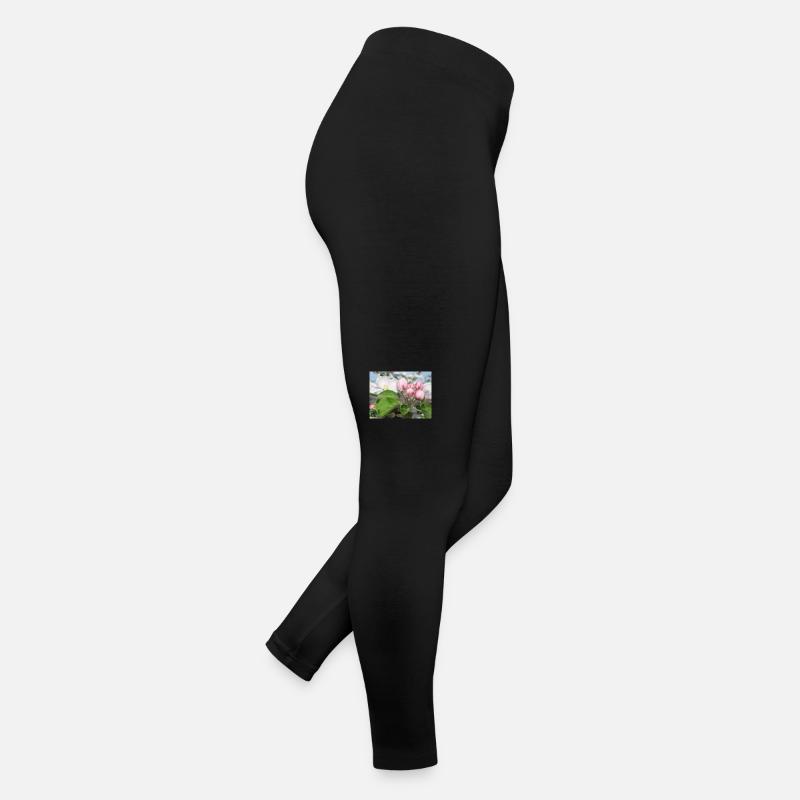 Branches de pommiers en fleurs Printemps Été Legging en jersey Femme