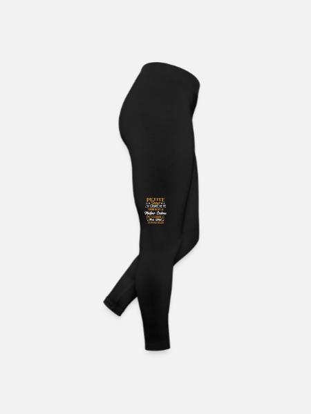 Meilleure Petite Soeur du monde idée cadeau - Legging en jersey Femme - noir - Droite