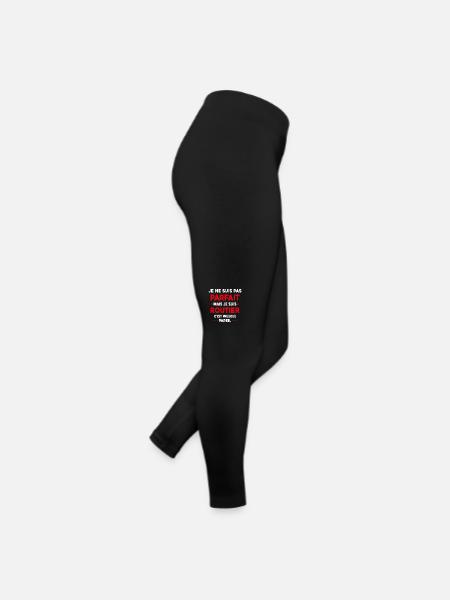 Pas parfait mais je suis Routier Cadeau Camionneur - Legging en jersey Femme - noir - Droite