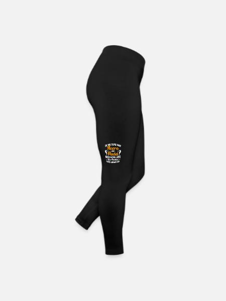 Pas Accro Au Padel Juste Relation Sérieuse - Legging en jersey Femme - noir - Droite