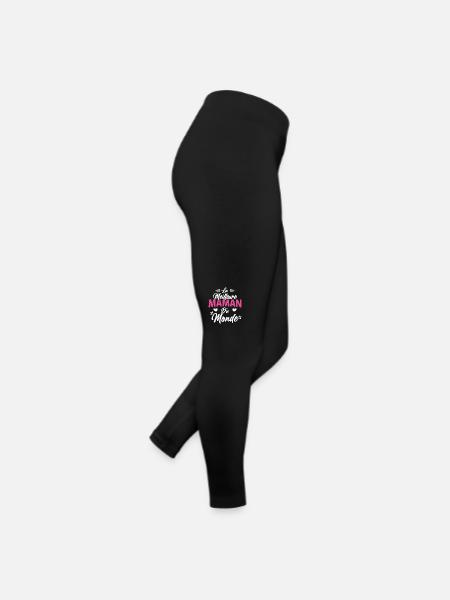 la Meilleure Maman du Monde Cadeau Mère - Legging en jersey Femme - noir - Droite