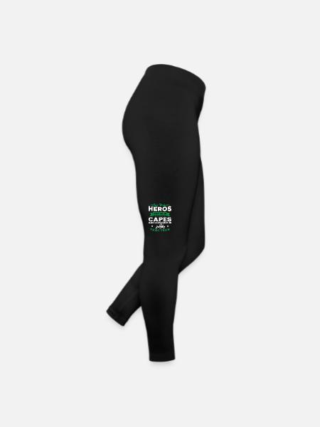 Tracteur Héros Cadeau Agriculteur Humour Fermier - Legging en jersey Femme - noir - Droite