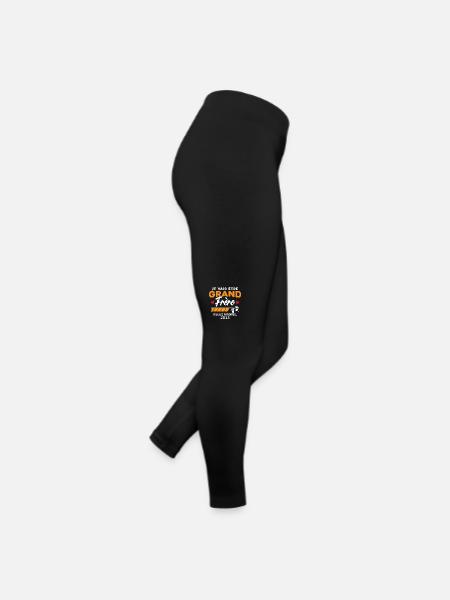 Je Vais Être Grand Frère 2025 Idée Cadeau - Legging en jersey Femme - noir - Droite